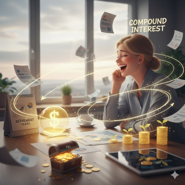 The Power of Compounding Continues Through Retirement